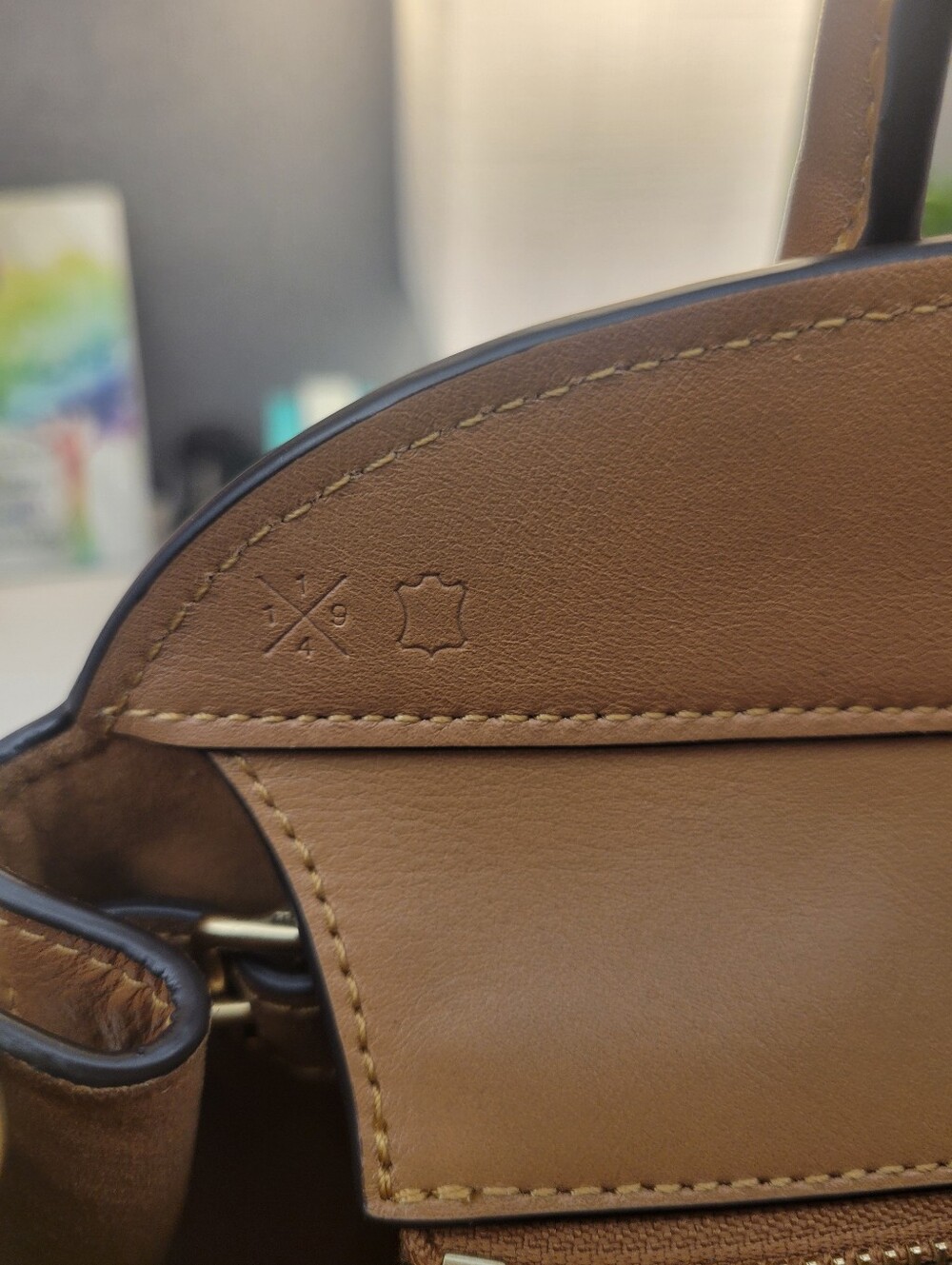 Coach Soft Empire 28 in Honey Brown - Picture 11 of 13